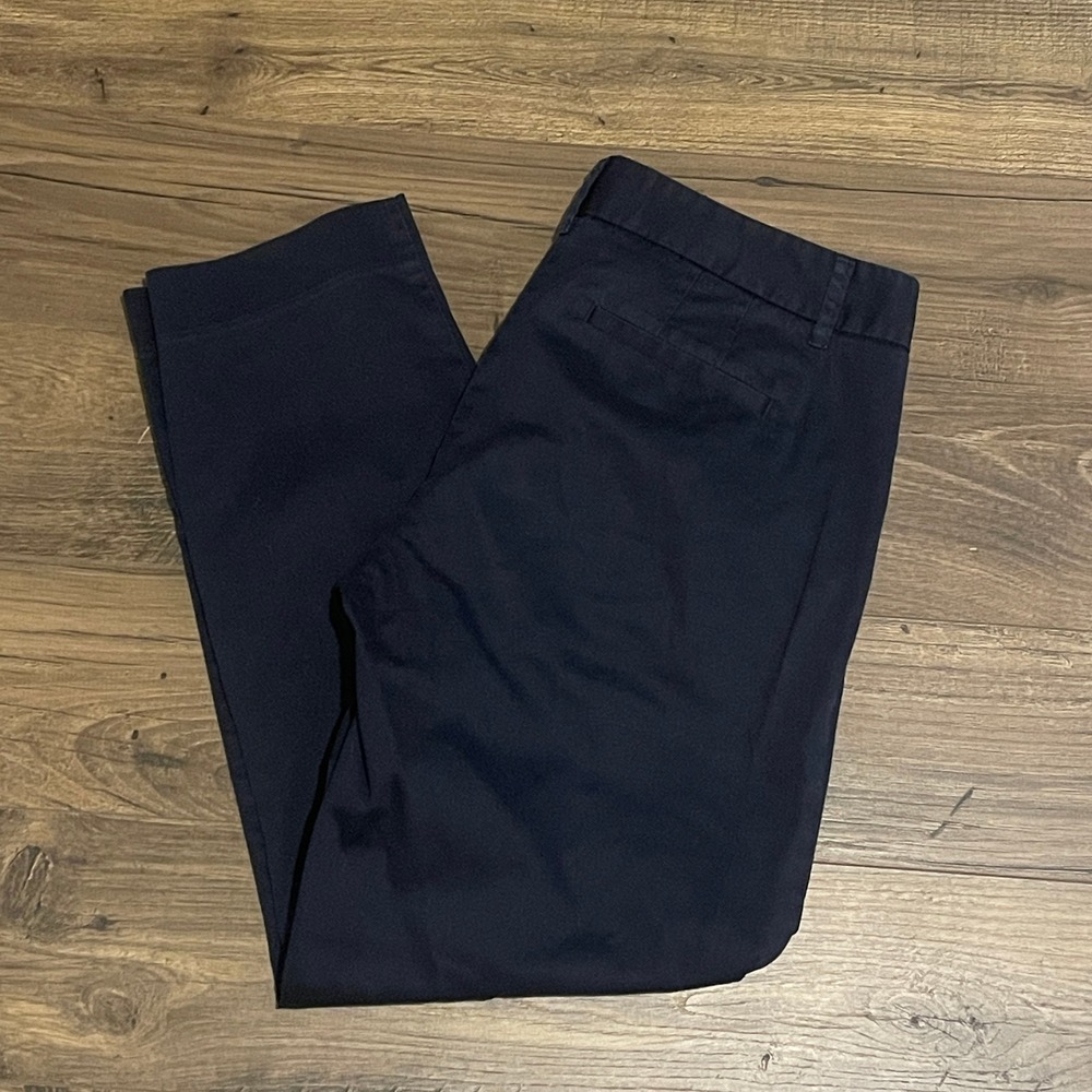 J.Crew Womens Navy Blue City‎ Fit Stretch Cotton Chino Pants Size 2 27033 SP13